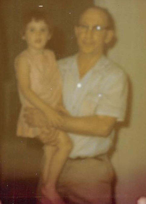 Grandpa and me in 1967. It must have been Easter because he isn't wearing overalls, and I'm reasonably clean.